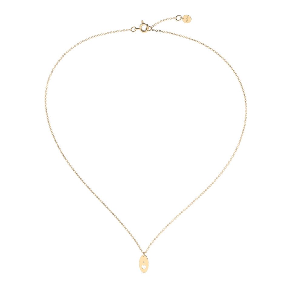 Náhrdelník s diamantom Love Heart