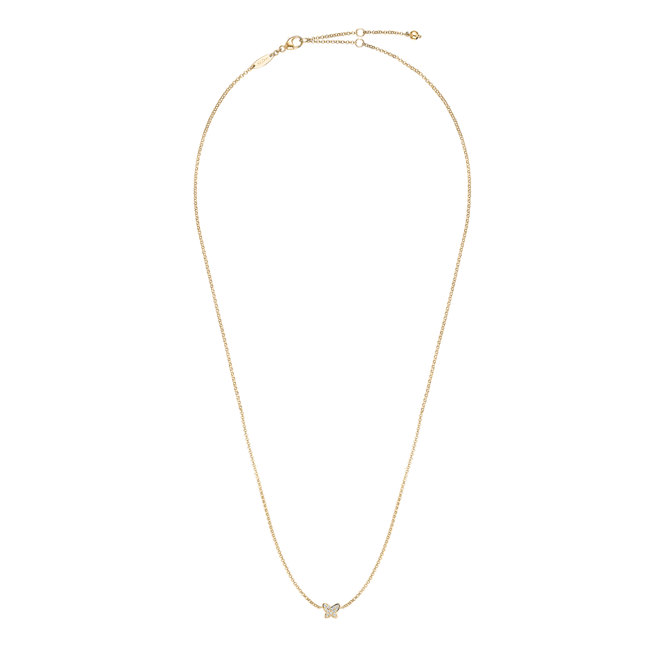 Náhrdelník s diamantmi Magic Butterfly