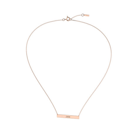 Náhrdelník s diamantom Amour Ribbon