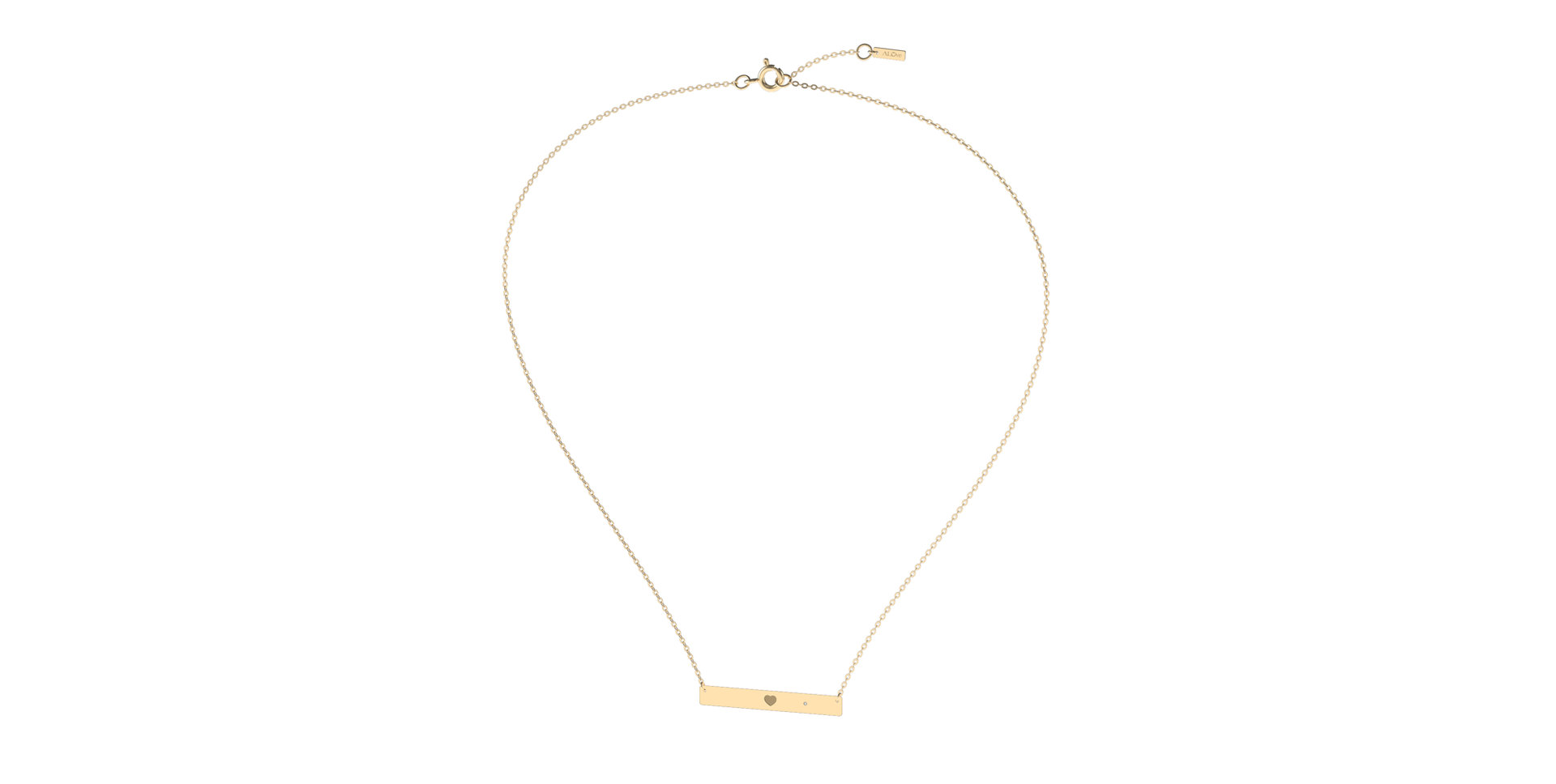 Náhrdelník s diamantom Heart