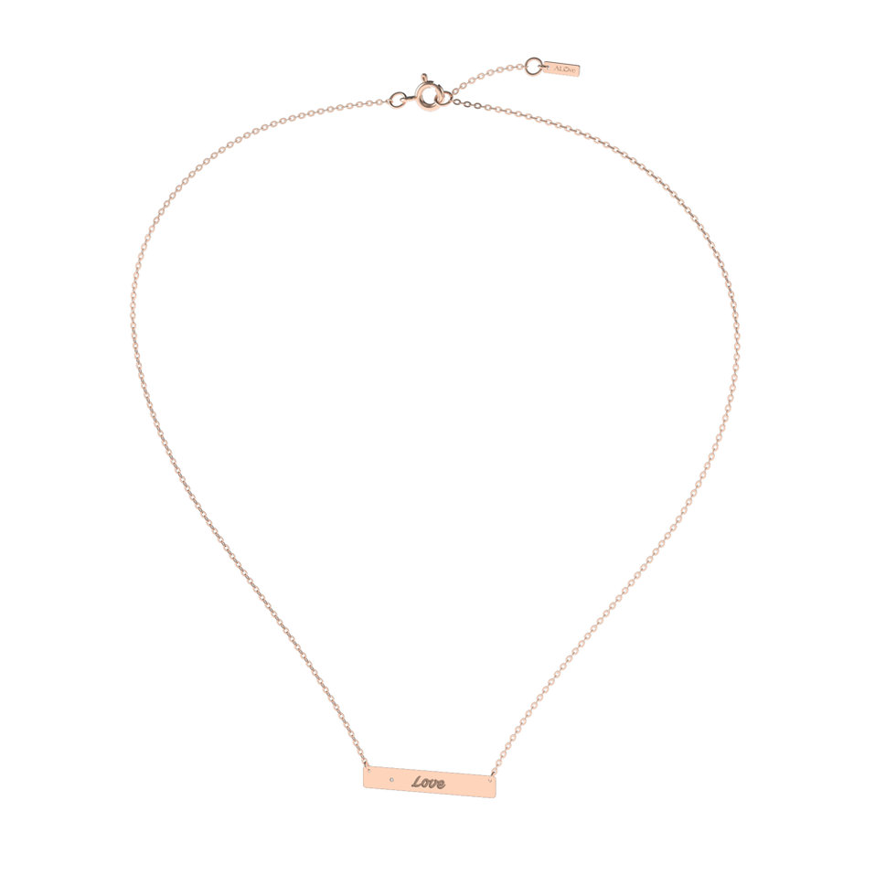 Náhrdelník s diamantom Forever Darling