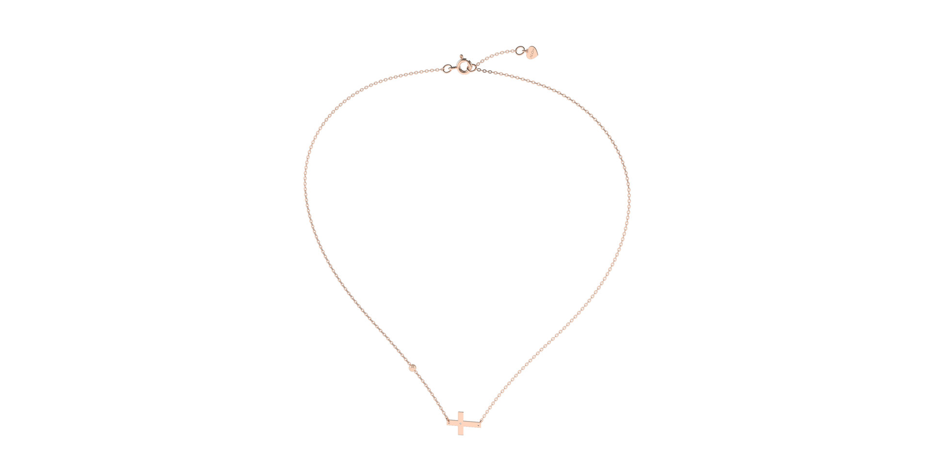 Náhrdelník s diamantom Faith Diamond