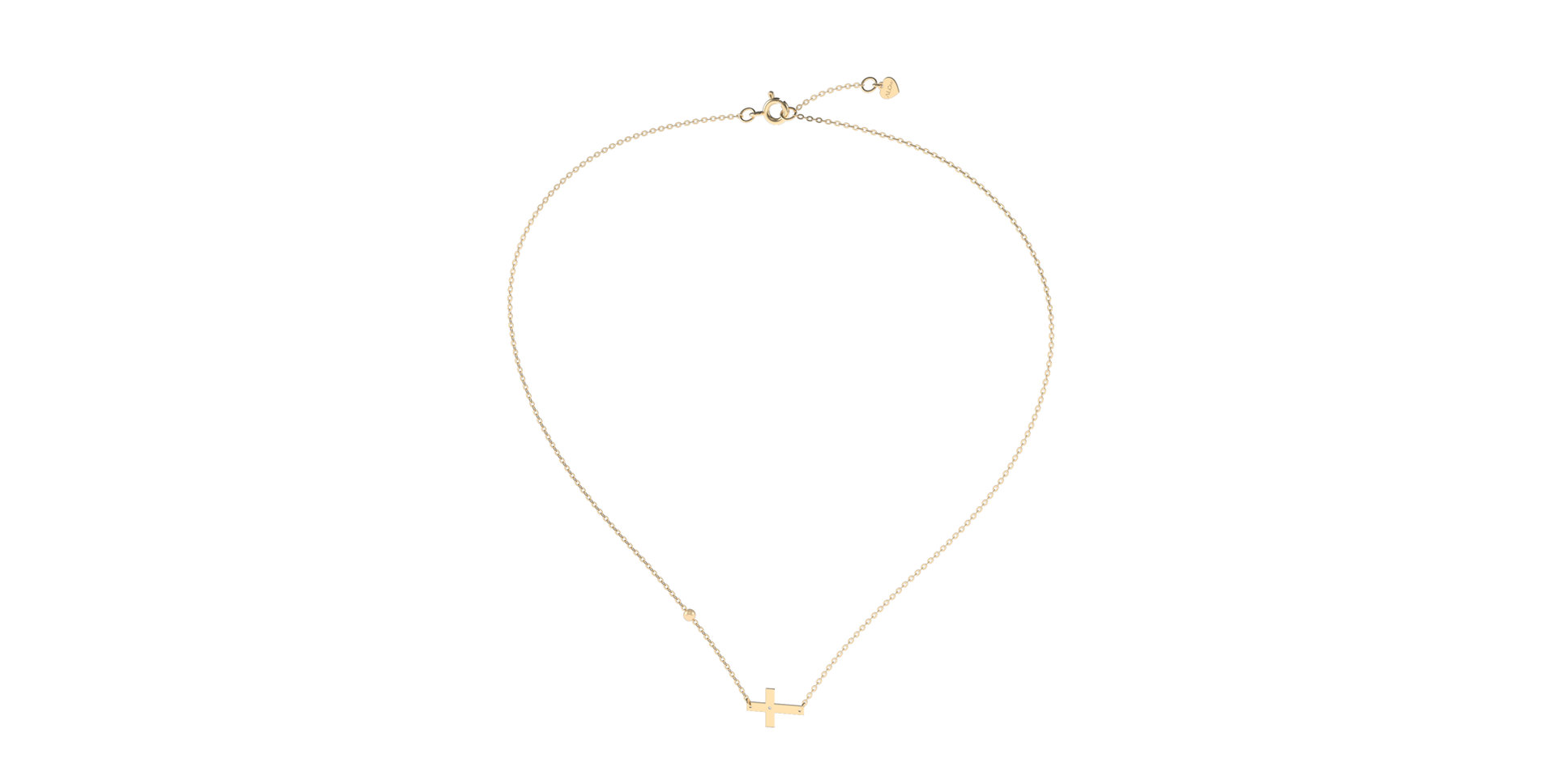 Náhrdelník s diamantom Faith Diamond