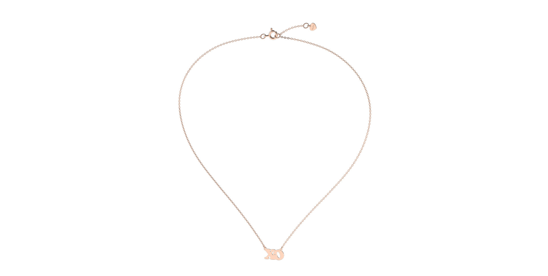 Náhrdelník s diamantom XO