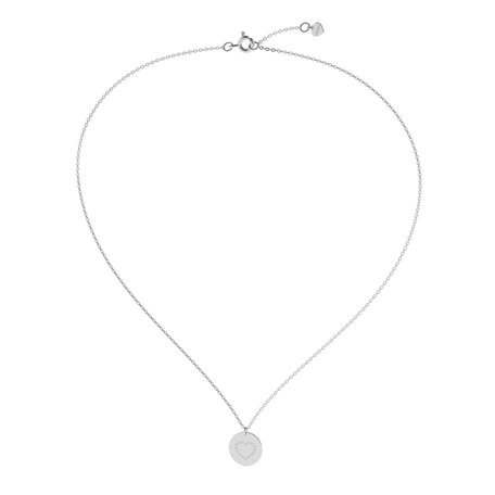 Náhrdelník s diamantmi Diamonds Heart