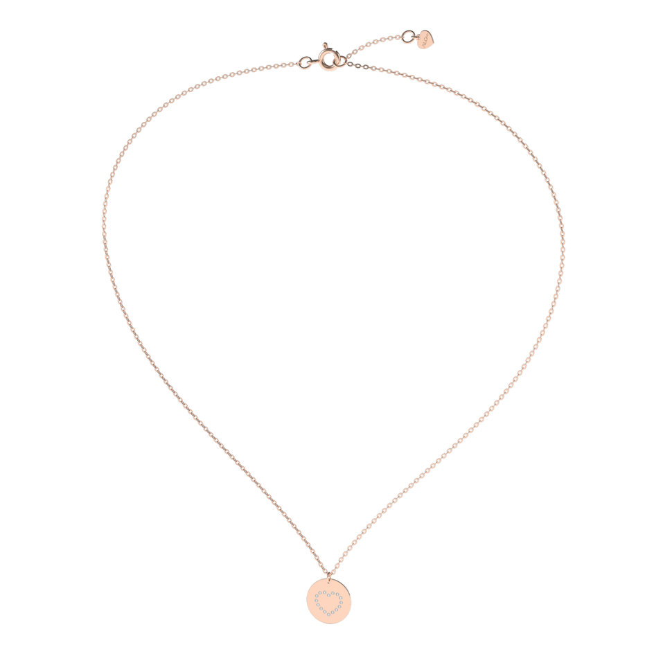 Náhrdelník s diamantmi Diamonds Heart