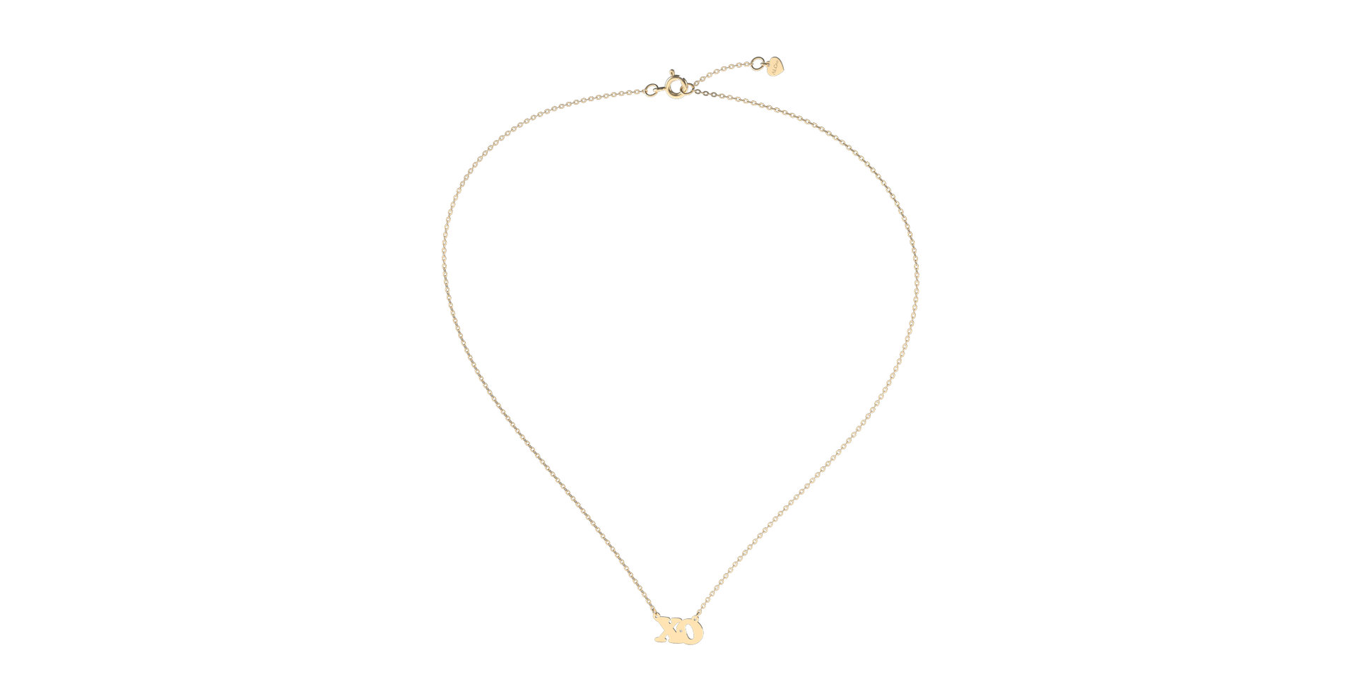 Náhrdelník s diamantom XO