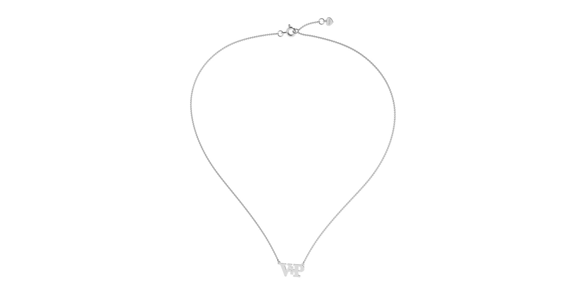 Náhrdelník s diamantom Initials