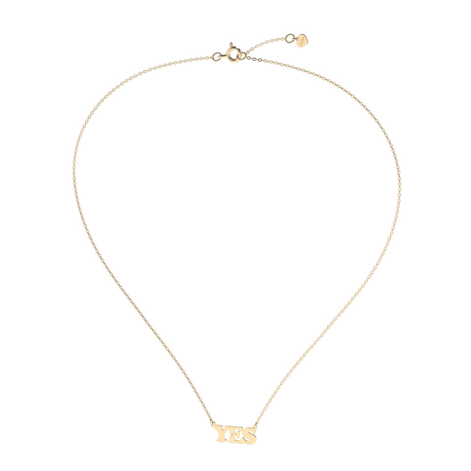 Náhrdelník s diamantom YES