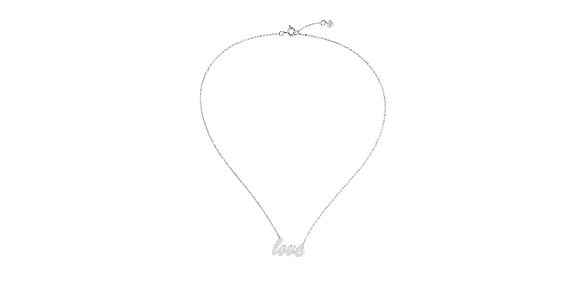 Náhrdelník s diamantom Love Maker