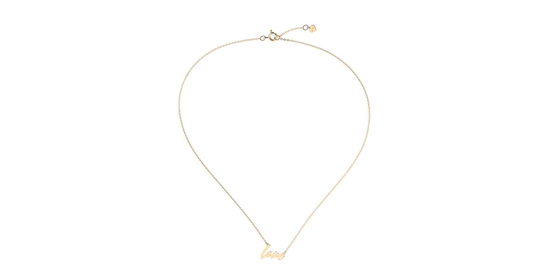 Náhrdelník s diamantom Love Maker