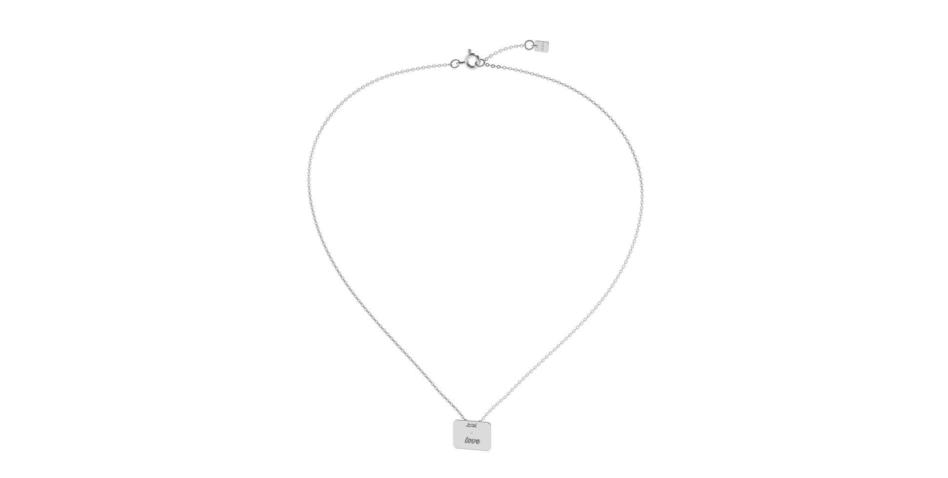 Náhrdelník s diamantom Military Amour