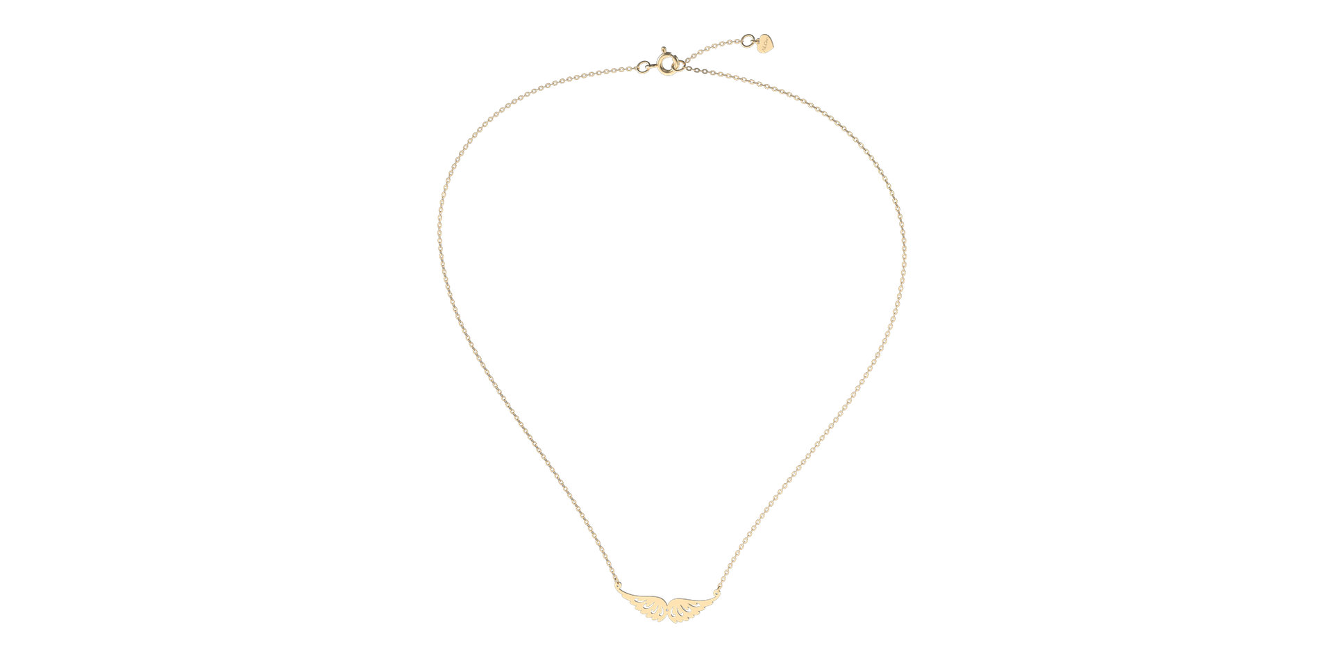 Náhrdelník s diamantom Wings