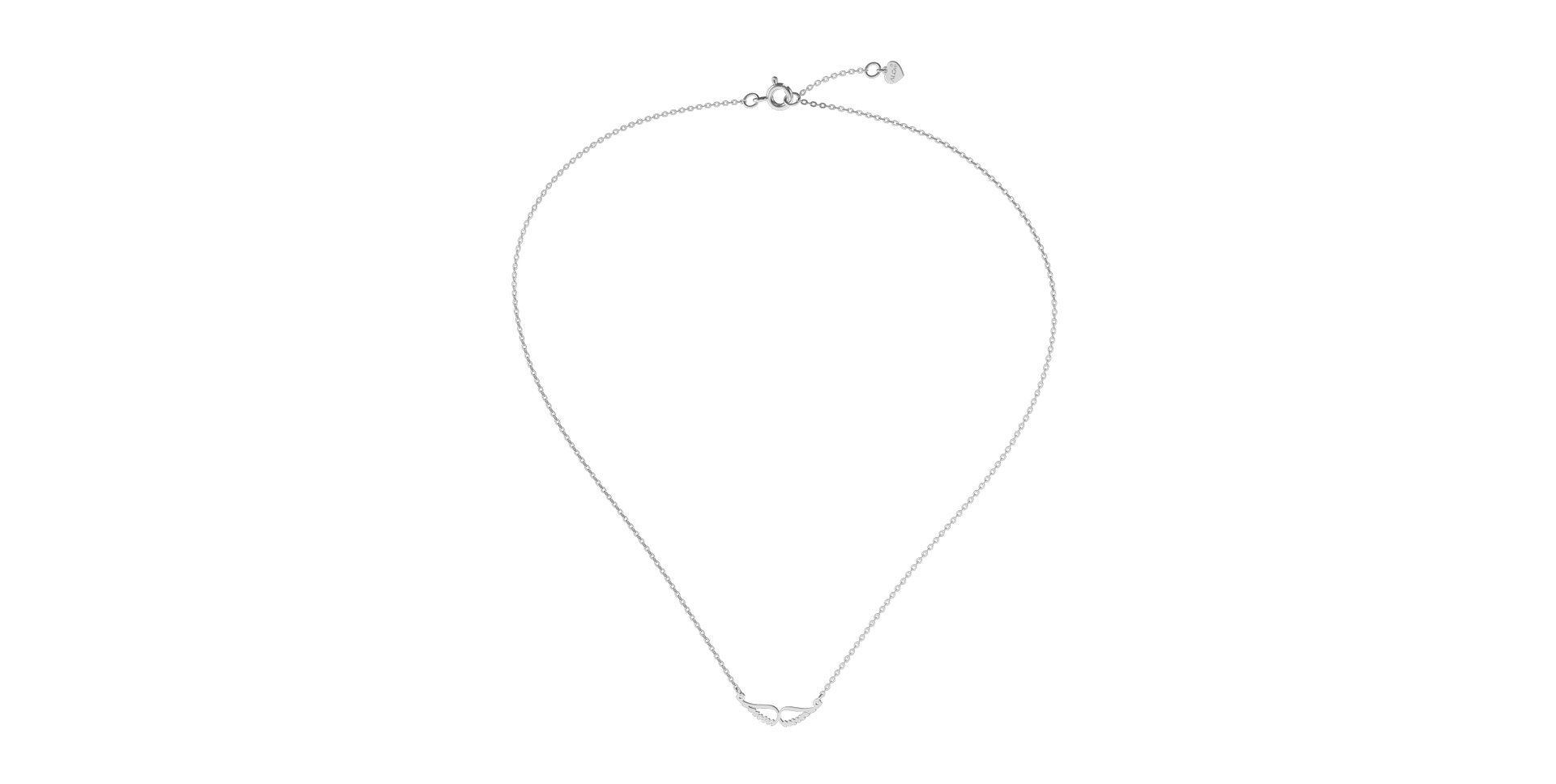 Náhrdelník s diamantom Wings