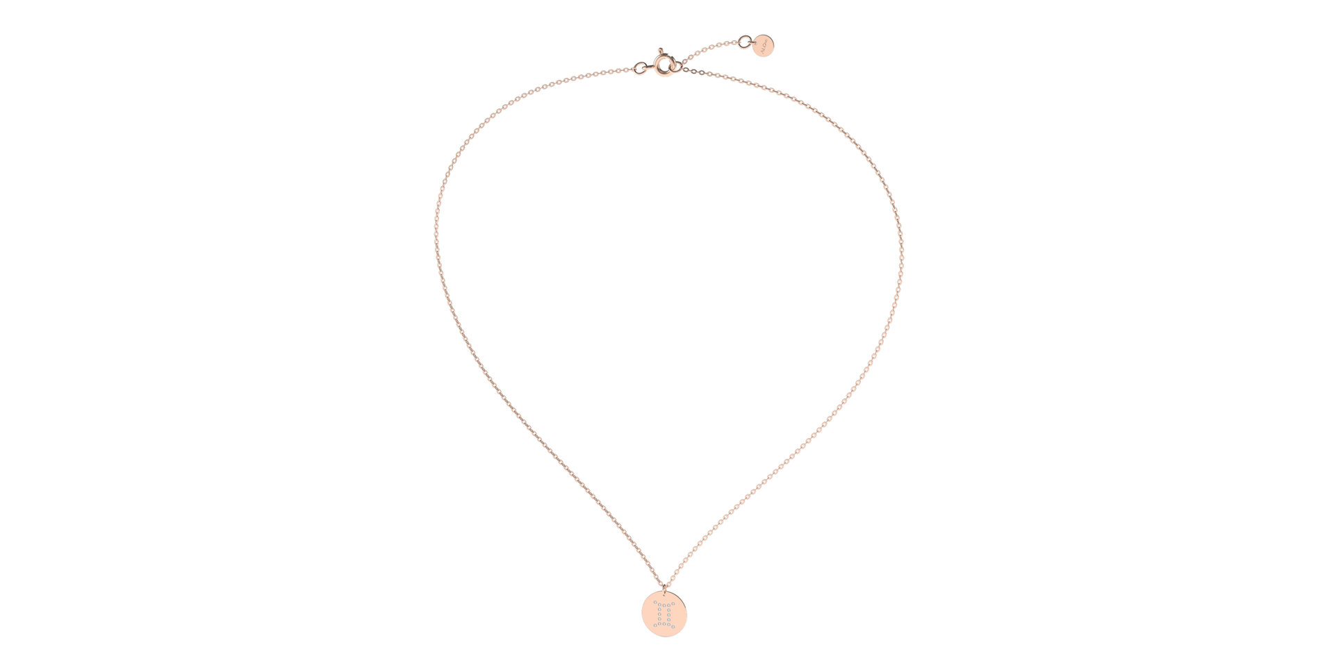 Náhrdelník s diamantmi Gemini