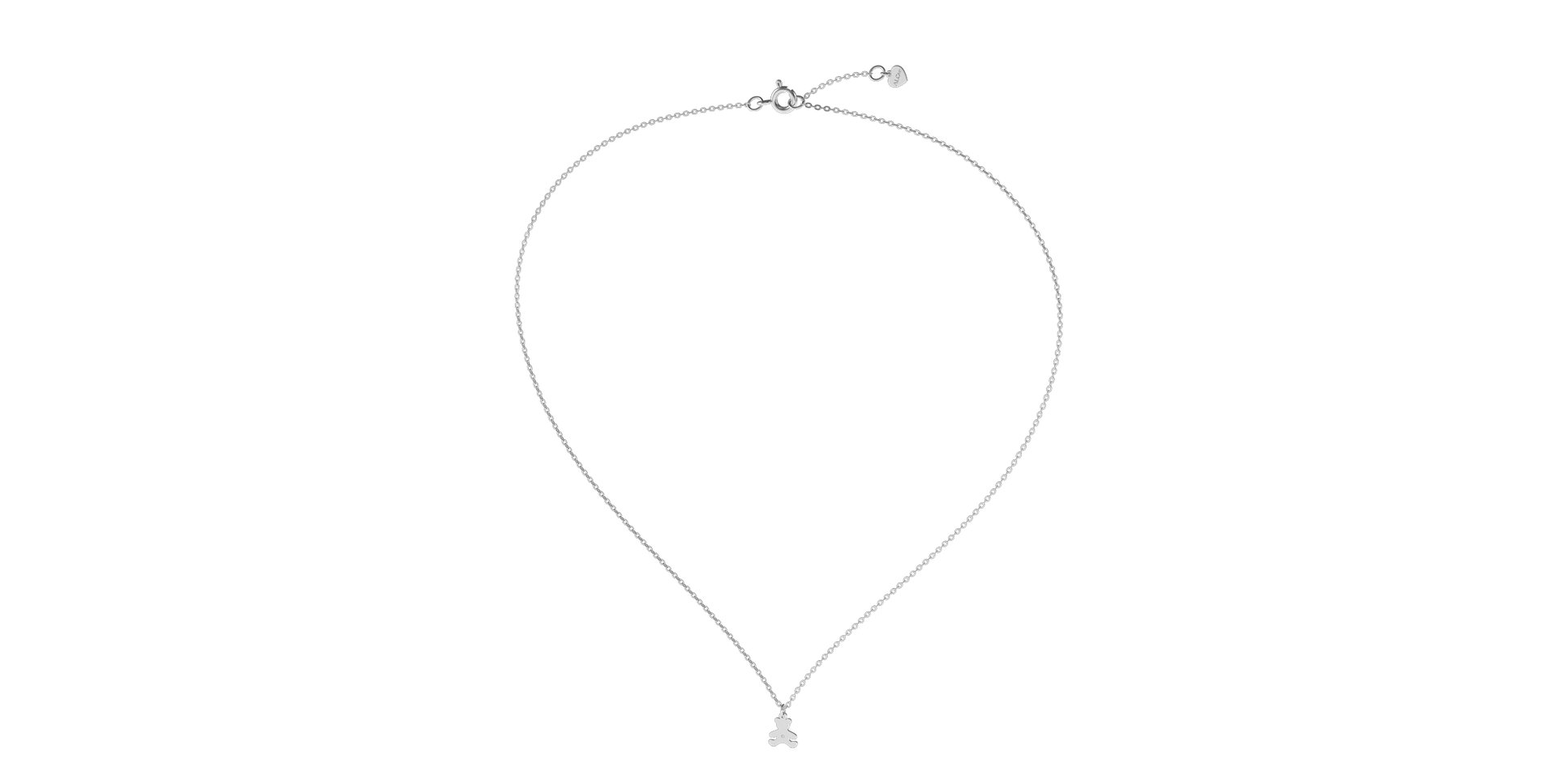 Náhrdelník s diamantom Teddy Bear