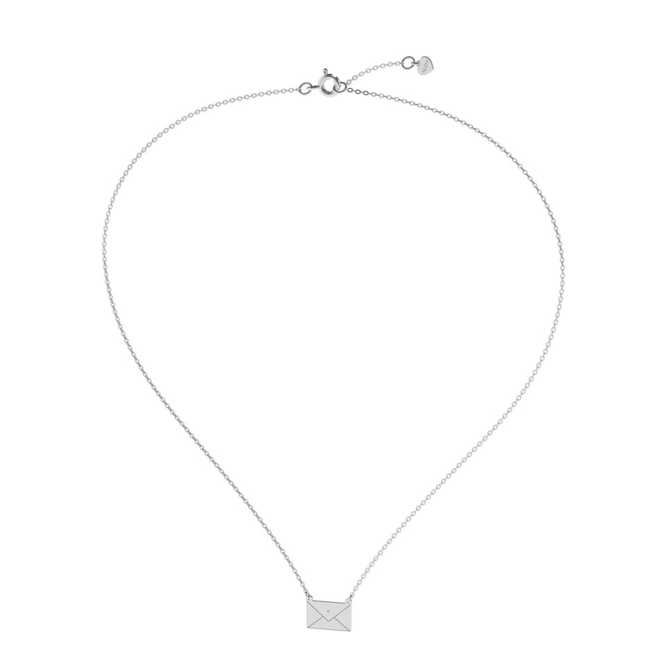 Náhrdelník s diamantom Old Love