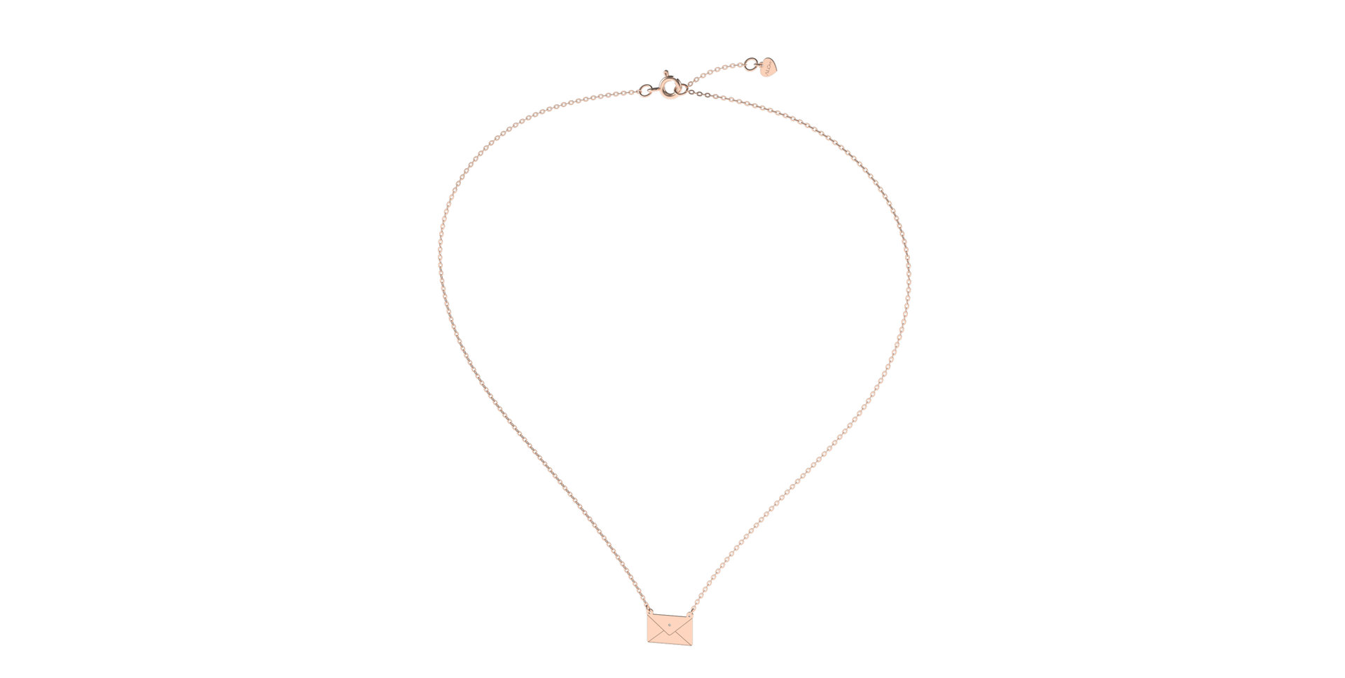 Náhrdelník s diamantom Old Love