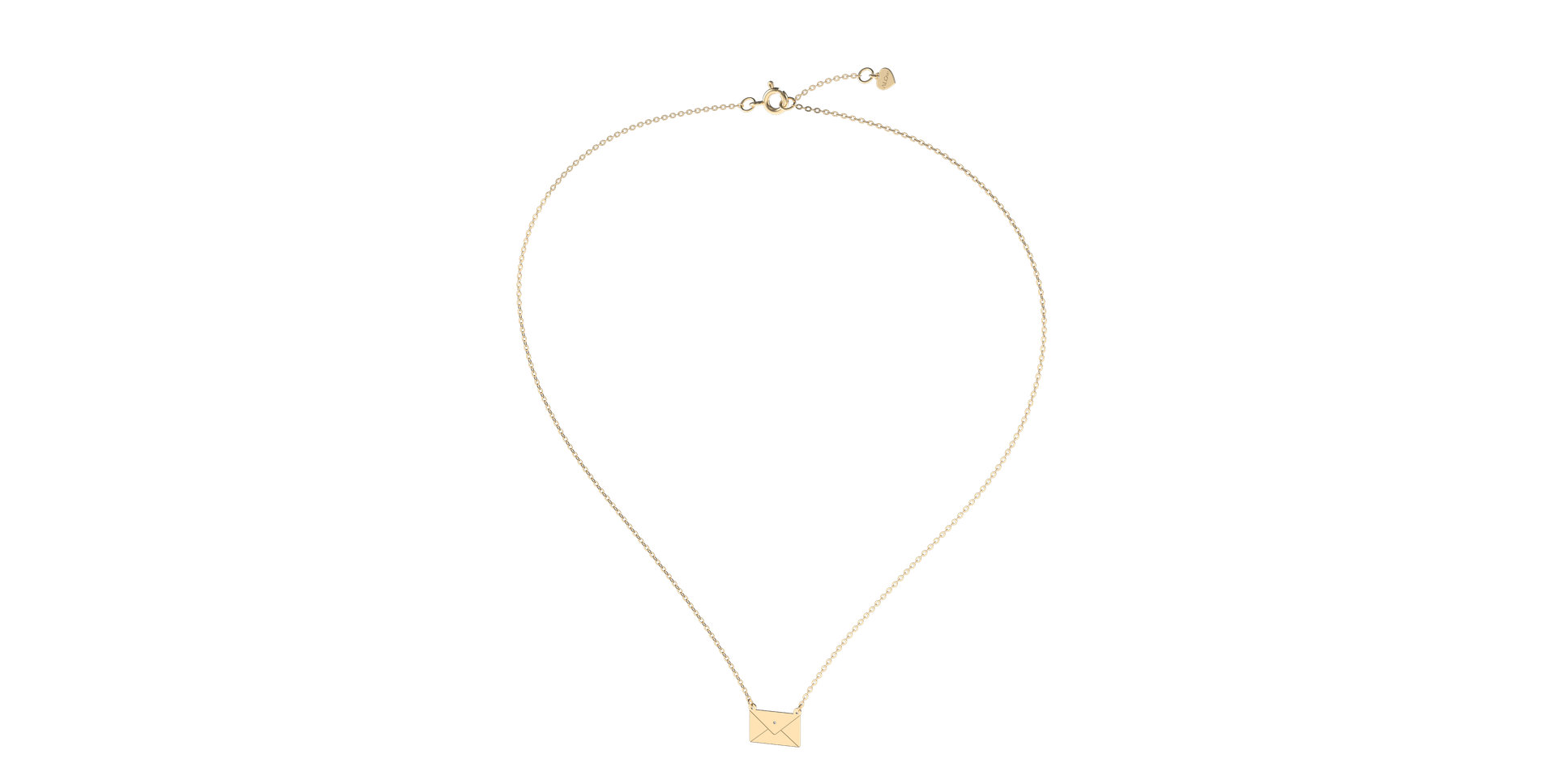 Náhrdelník s diamantom Old Love