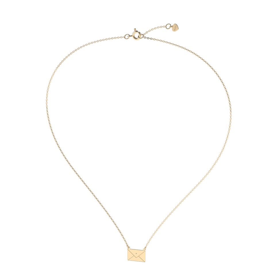 Náhrdelník s diamantom Old Love