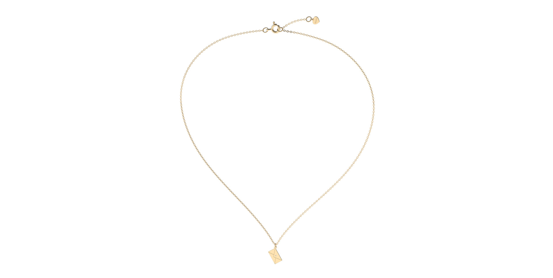 Náhrdelník s diamantom Letter of Love