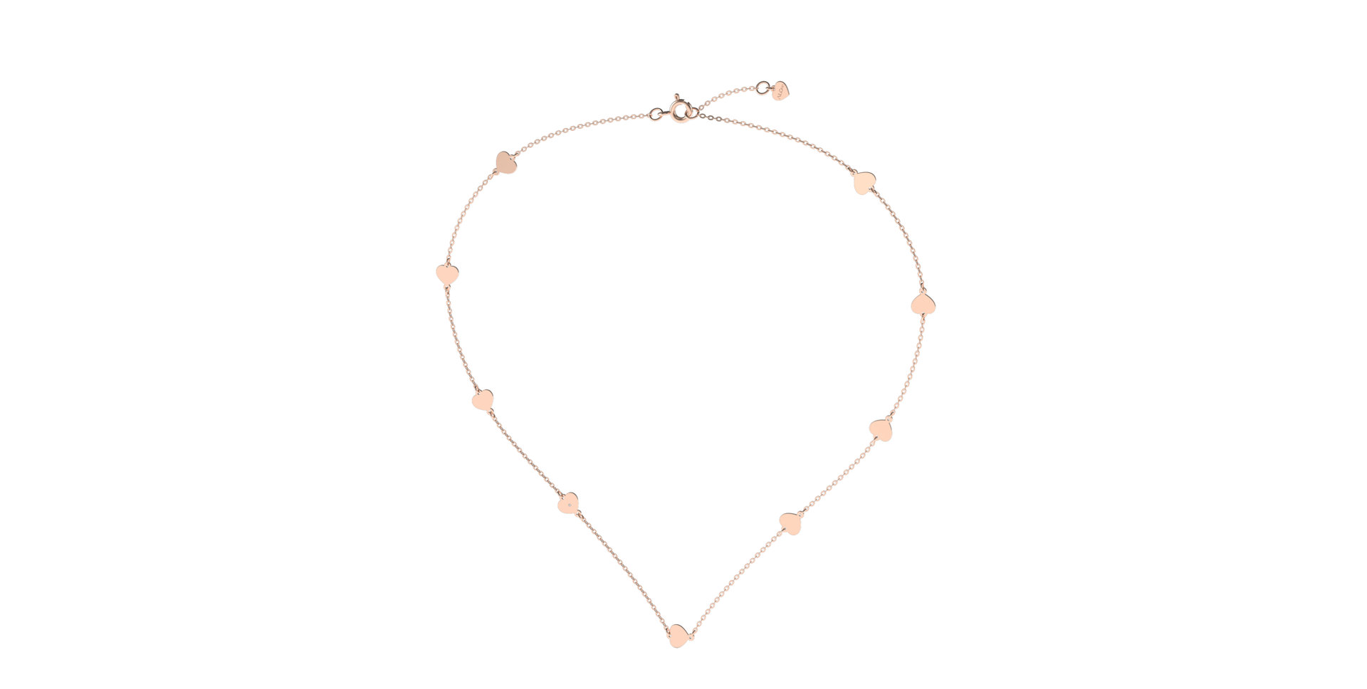 Náhrdelník s diamantom Little Heart