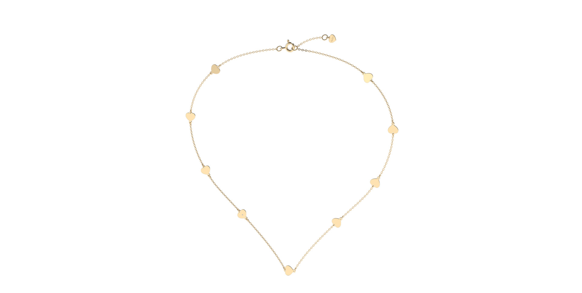 Náhrdelník s diamantom Little Heart