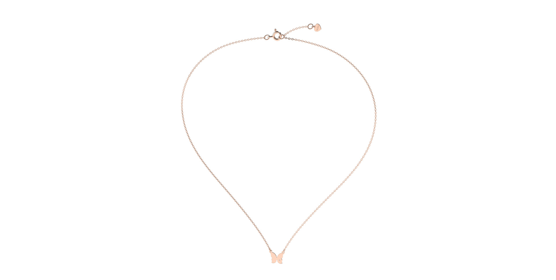 Náhrdelník s diamantom Extra Butterfly