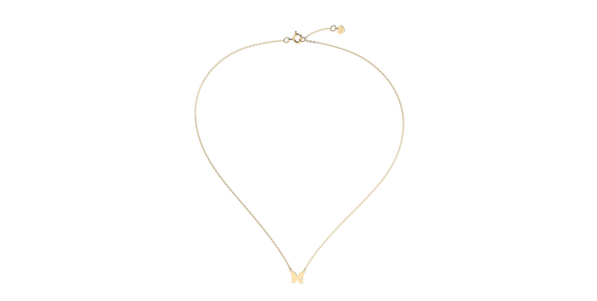 Náhrdelník s diamantom Extra Butterfly