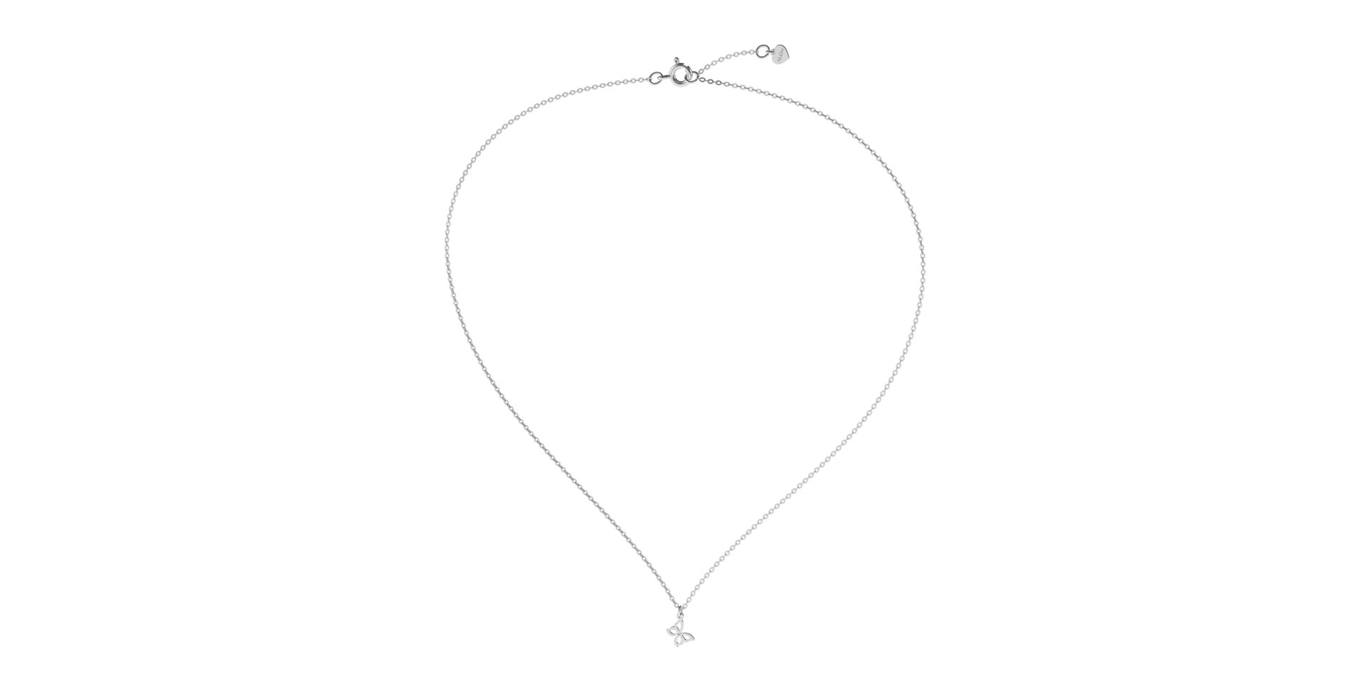 Náhrdelník s diamantom Extraordinary Butterfly