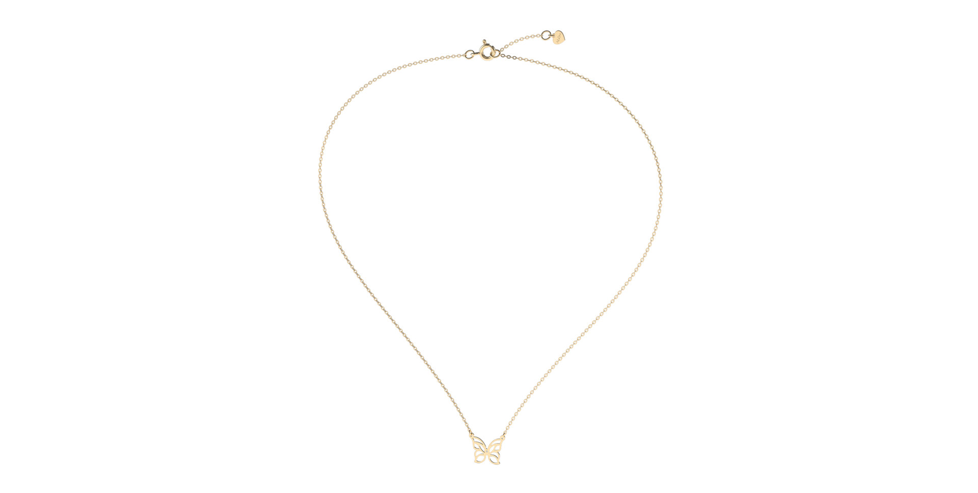 Náhrdelník s diamantom Fantasy Butterfly