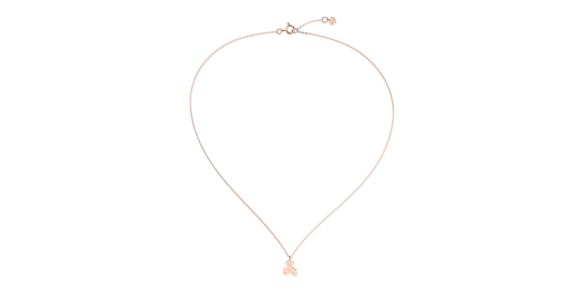 Náhrdelník s diamantom Teddy